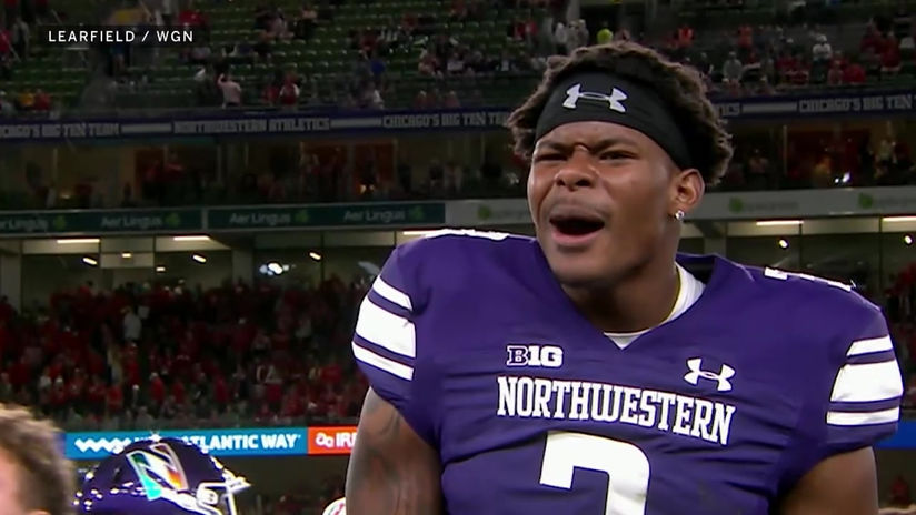 Northewester Football Hightlight Xavier Mueller